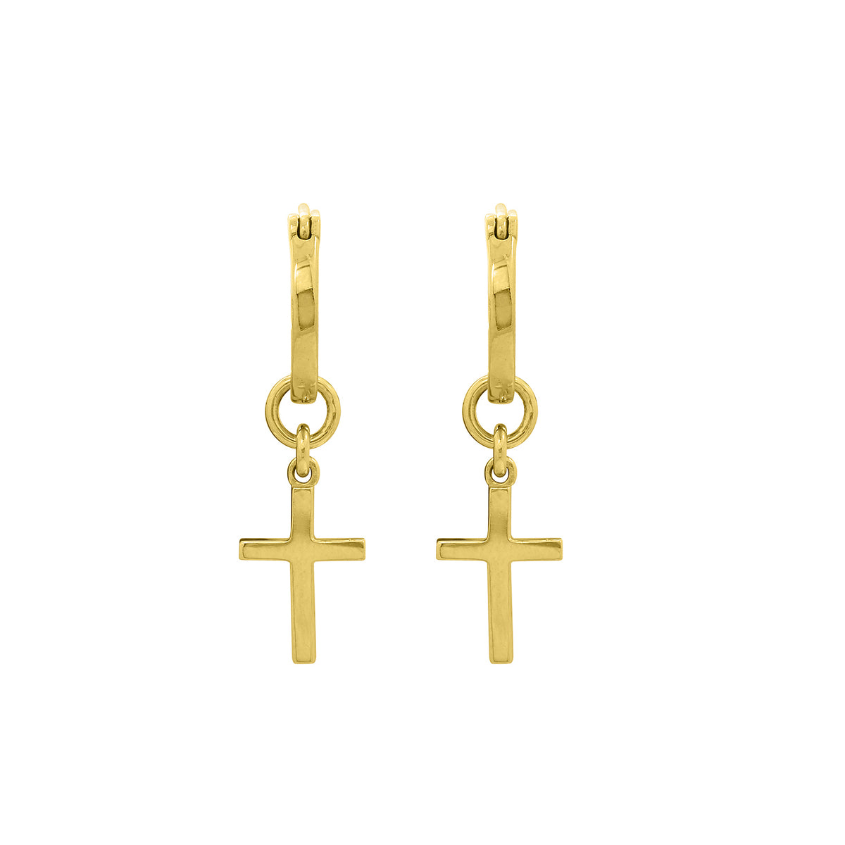 GEMOUR-Gold-or-Rhodium-Clad-Sterling-Silver-Dangle-Huggie-Hoop-Earrings