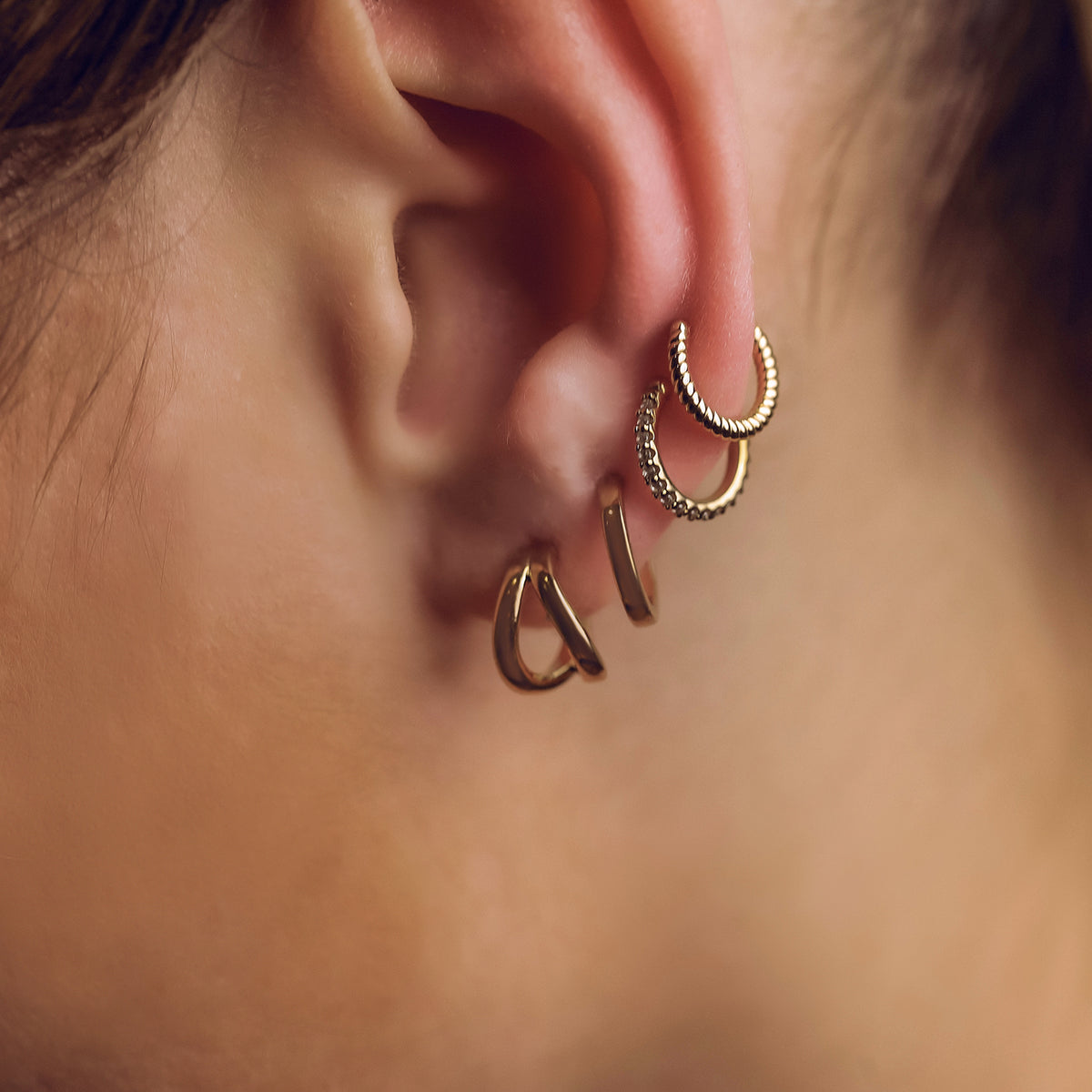 Duo Hoop Earrings