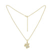 Pave Pawprint Pendant Necklace